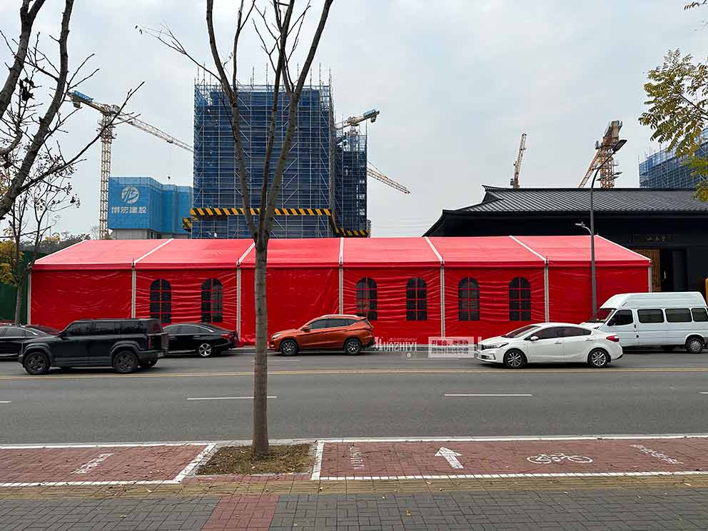 鄭州篷房租賃搭建地產(chǎn)開(kāi)盤篷房注意事項(xiàng)